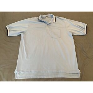 Dalco Athletic Umpire Polo Baseball/Softball Short Sleeve Shirt L/Blue Men's XL